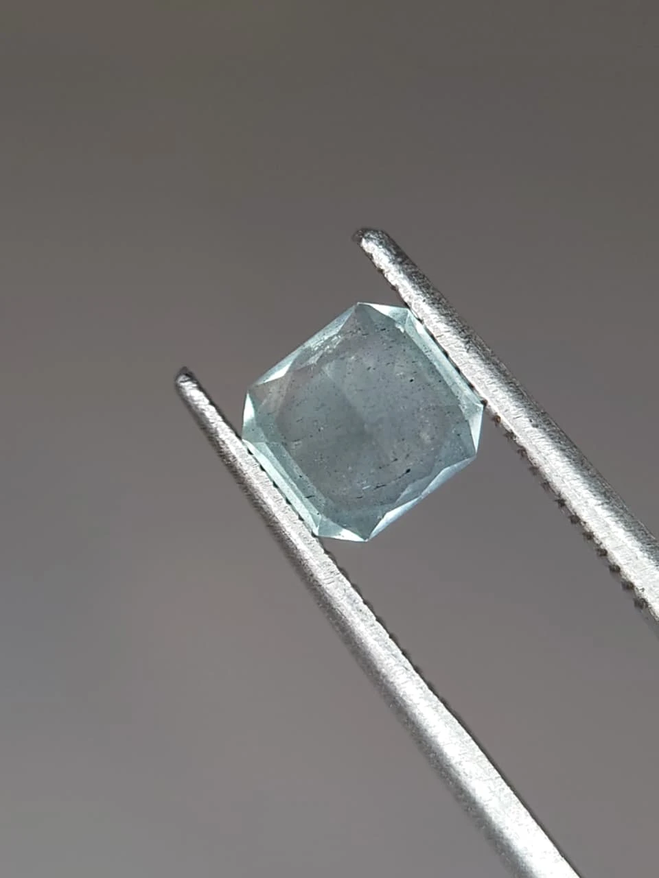 0.9ct Natural Radiant Faceted Aquamarine from Nigeria — view 5